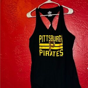 Pittsburgh Pirates Black Tank Top